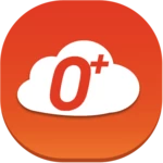 o+ air share android application logo